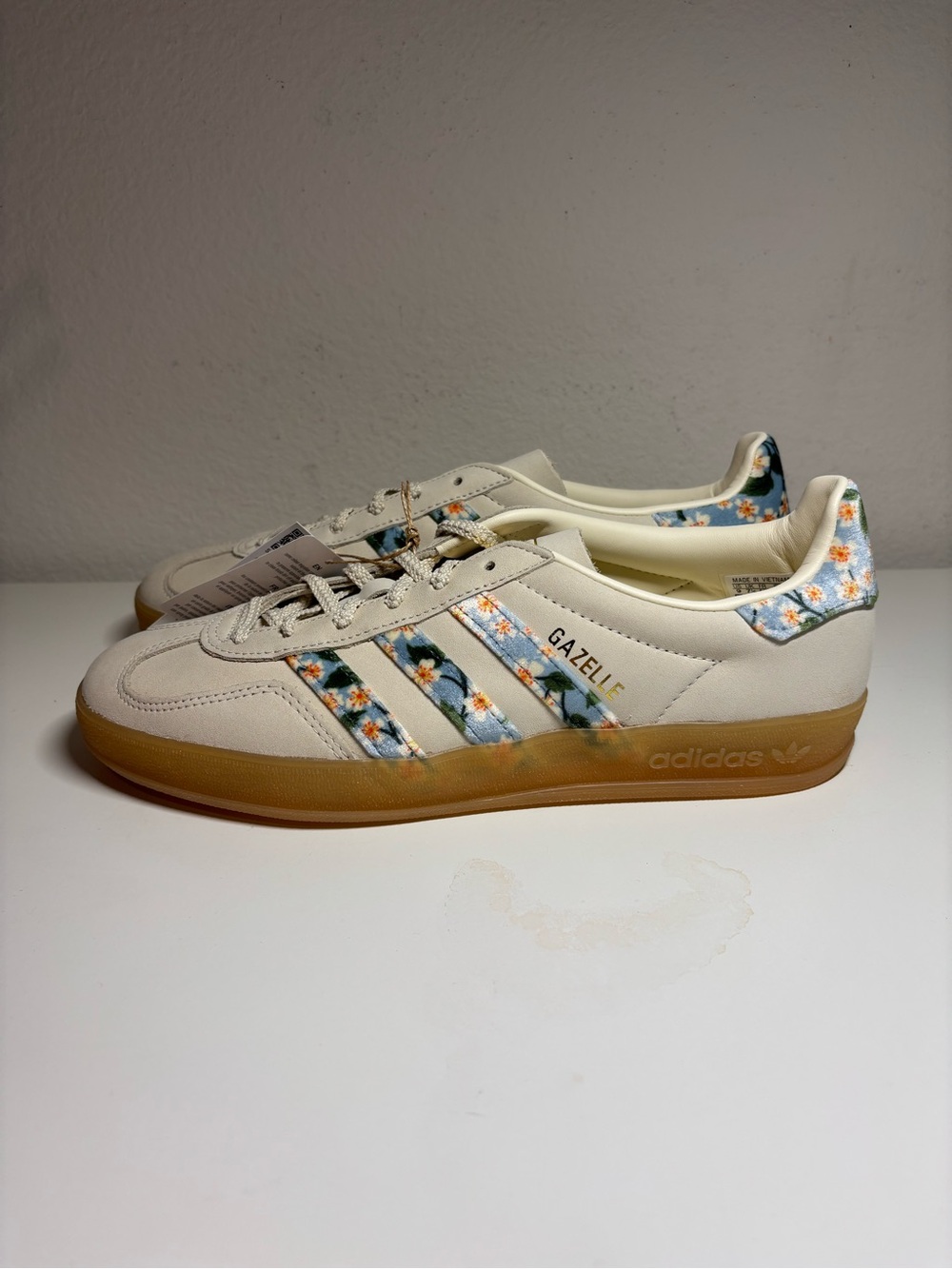 NEW ADIDAS Gazelle X Liberty London Mitsi Day Women’s Size 9 - Picture 4 of 7